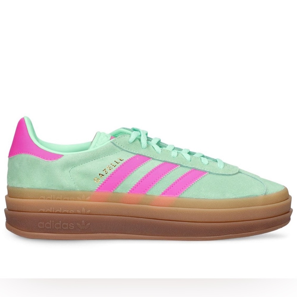 BNWT ADIDAS GAZELLE BOLD - Pink/Teal Size 7